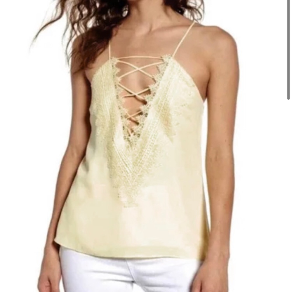 Wayf brand size small yellow blouse (tank style)